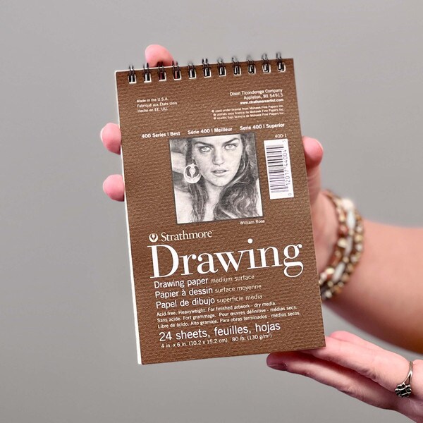 Strathmore DRAWING PAD 4X6 inch, 24 pages